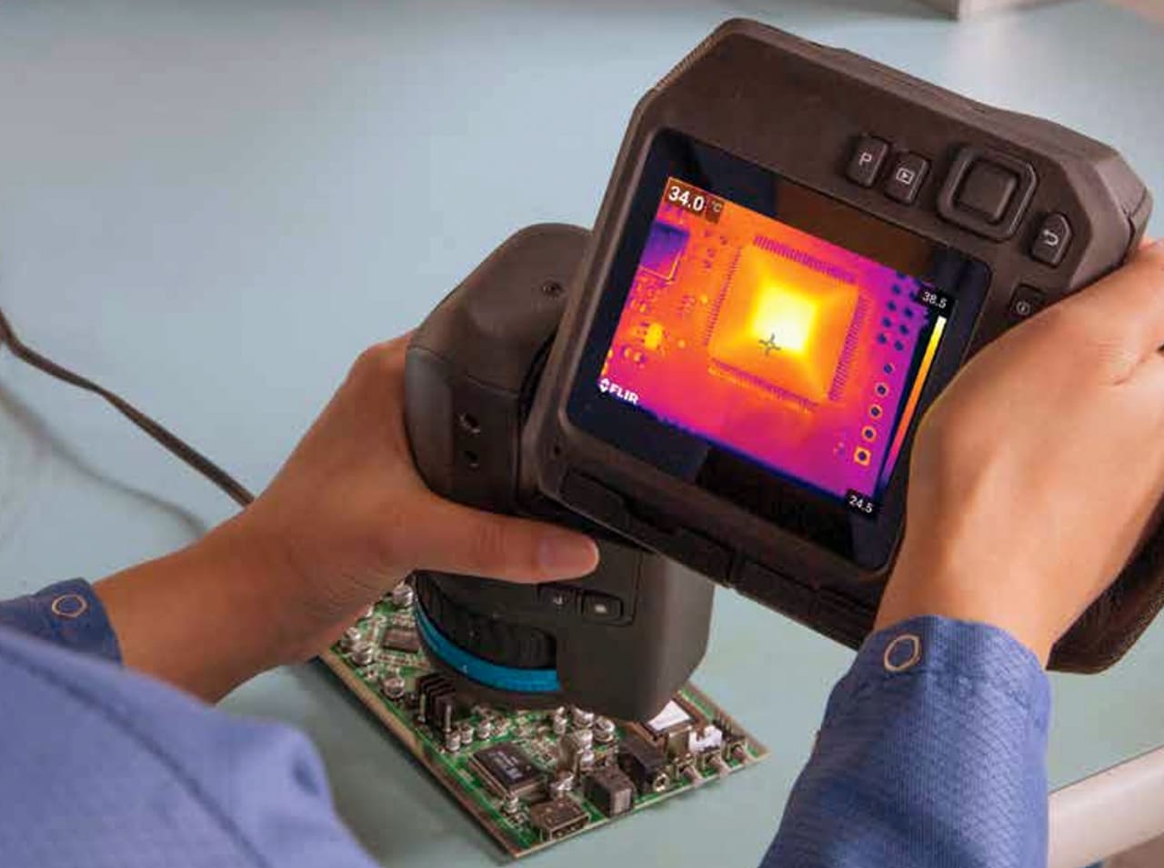 flir t540est to t540 macro mode