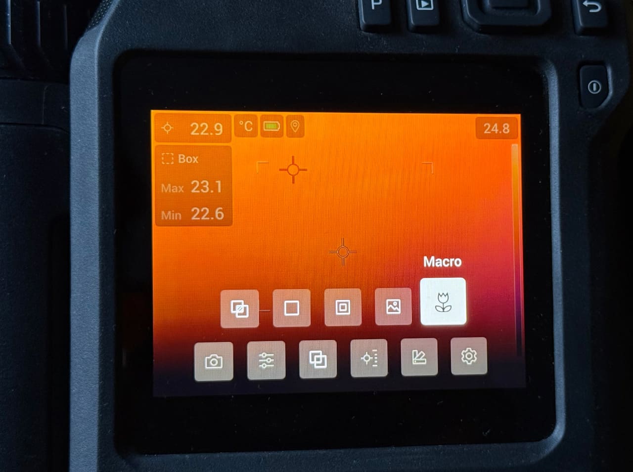 flir t540est to t540 macro mode 2