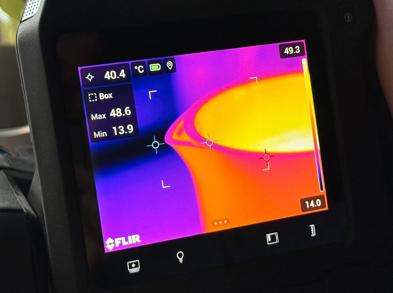 flir t540est to t540 macro mode 3